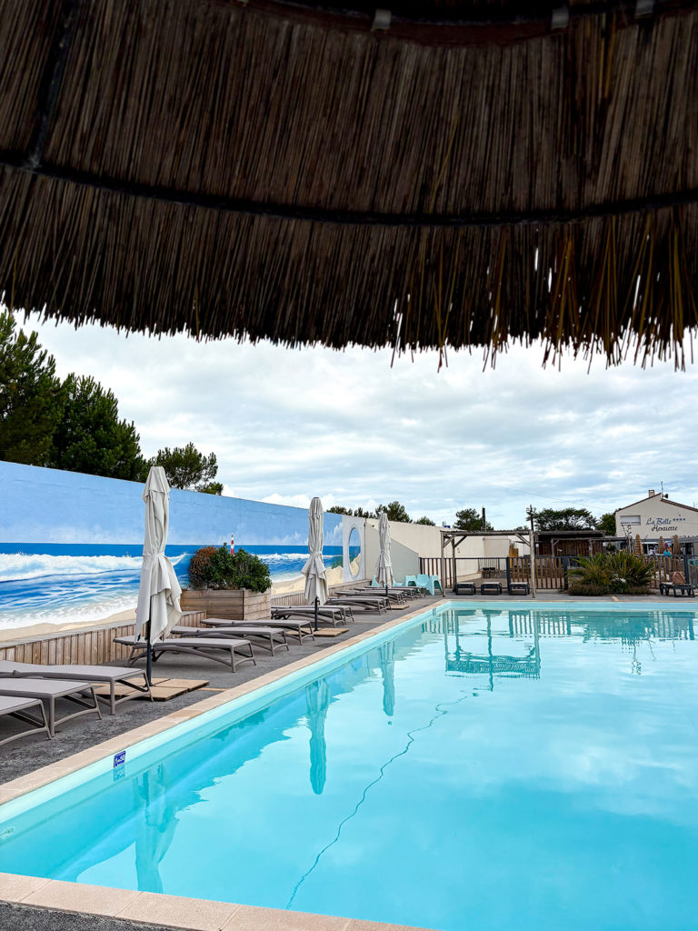 Espace aquatique d'un camping sur la côte vendéenne