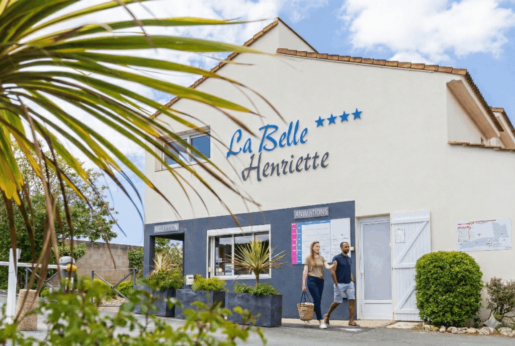 Accueil du camping la Belle-Henriette